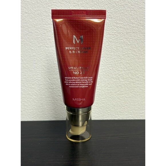 M Perfect Cover B.B Cream, SPF 42 PA+++, No. 23, 1.7 fl oz (50 ml) Missha - Picture 1 of 2